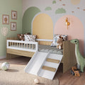 Cama Montessoriana de Solteiro com Escorrega